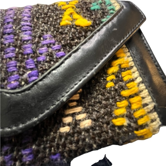 Handmade Woven Turkish Kilim Wallet Clutch, can Convert to Crossbody - Picture 13 of 16